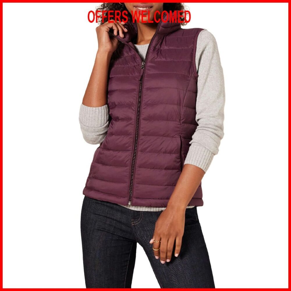 Women's Lightweight Packable Puffer Vest Water-Resistant Quilted